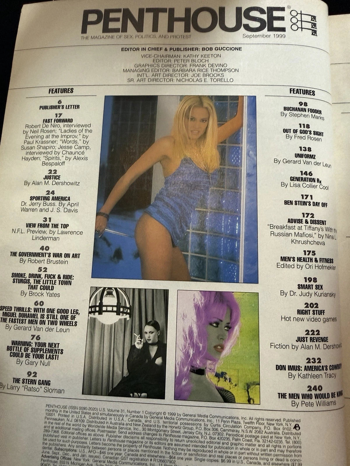 Penthouse September 1999 30th ANNIVERSARY SPECIAL COLLECTORS EDITION