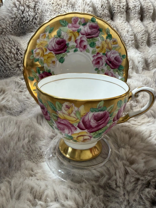 Tuscan china teacup and saucer- Pings