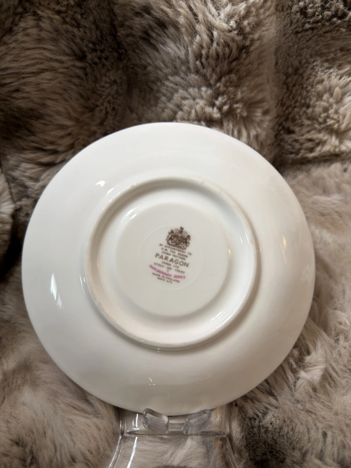 Paragon Stoke-On-Trent Marlborough Series teacup & Saucer - Pings