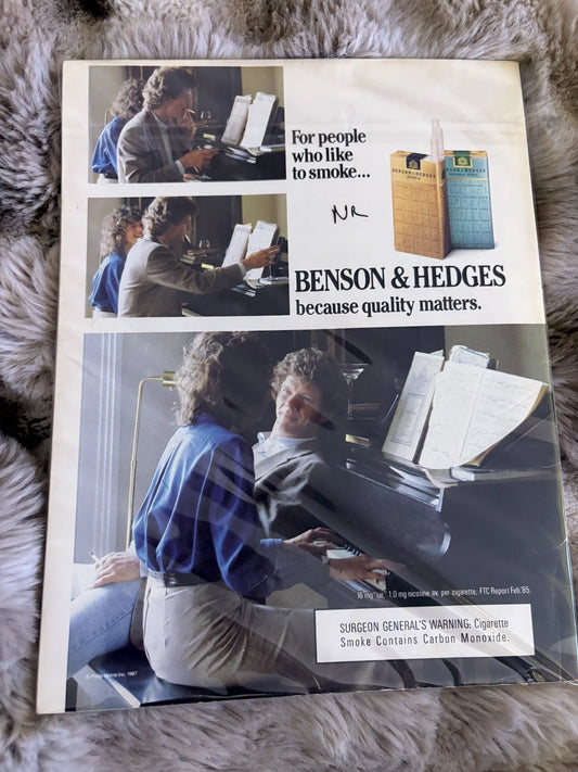 Playboy Magazine April 1987 With Centerfold Vintage