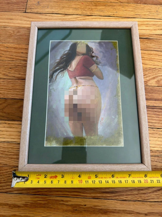Original oil painting signed