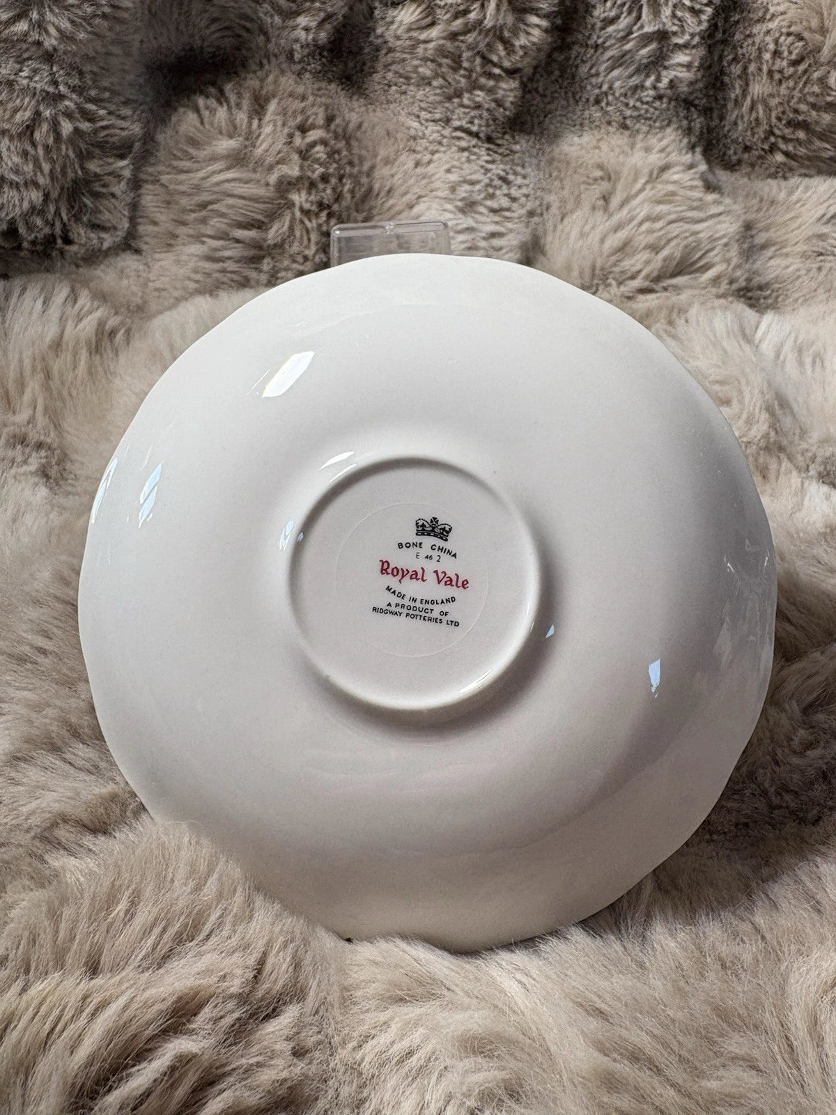 Vintage Royal Vale Bone China Tea Cup & Saucer - Pings