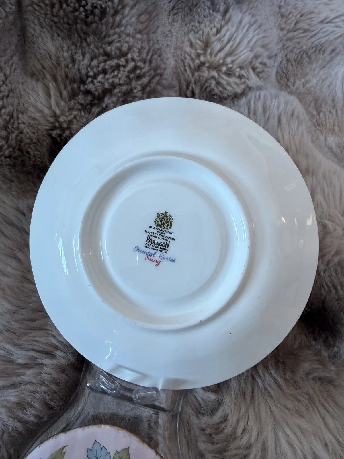 🌸 Paragon Fine Bone China Teacup & Saucer – Oriental Series “Sung” - Pings