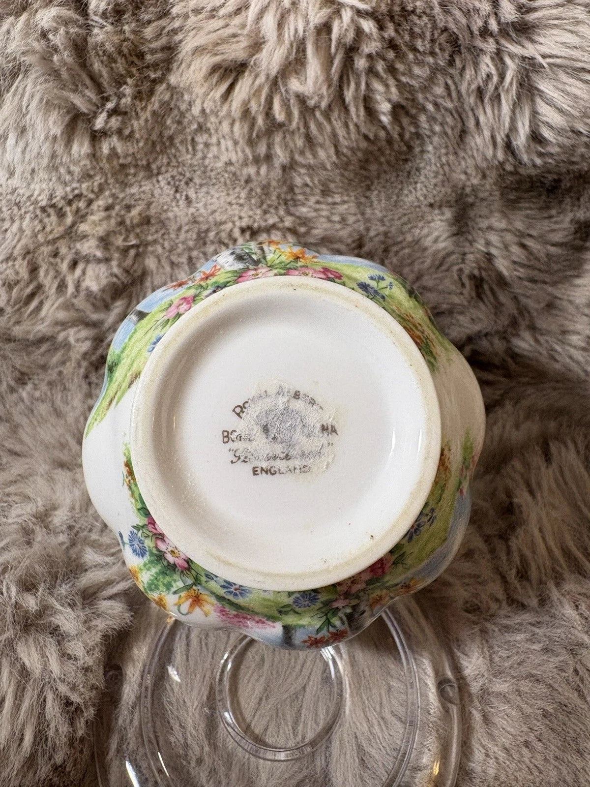 Royal Albert Silver Birch Sugar Bowl – Bone China – England