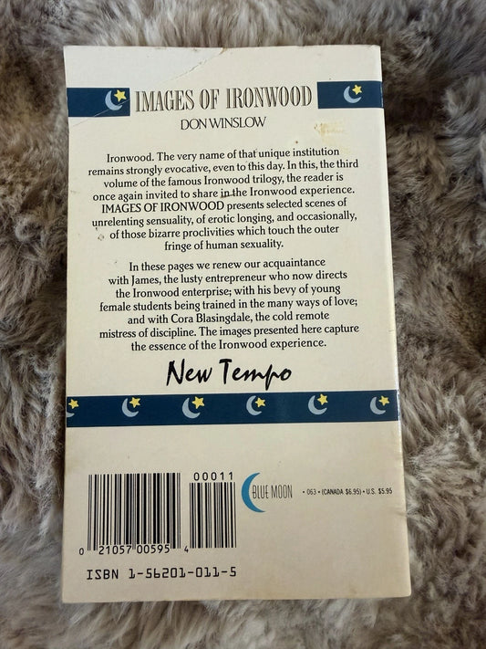 First Printing 1989 Images of Ironwood Don Winslow Blue Moon Books Collector