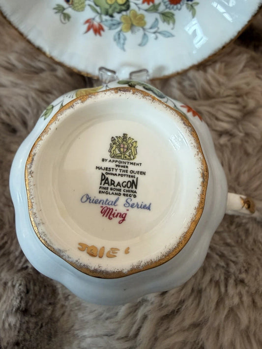 🌸 Paragon Fine Bone China Cup – Oriental Series “Ming” - Fine crack