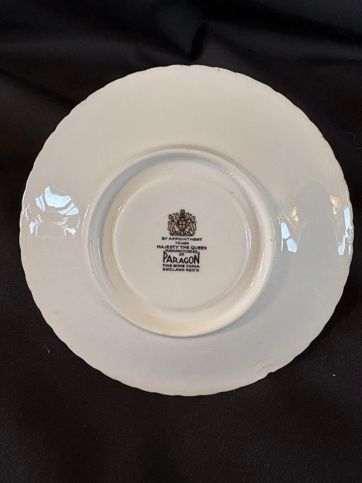 Vintage Paragon Teacup & Saucer Fine Bone China Gold Gilt Floral England