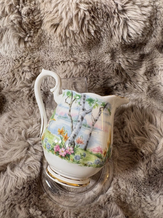 Royal Albert Silver Birch Creamer – Bone China – England