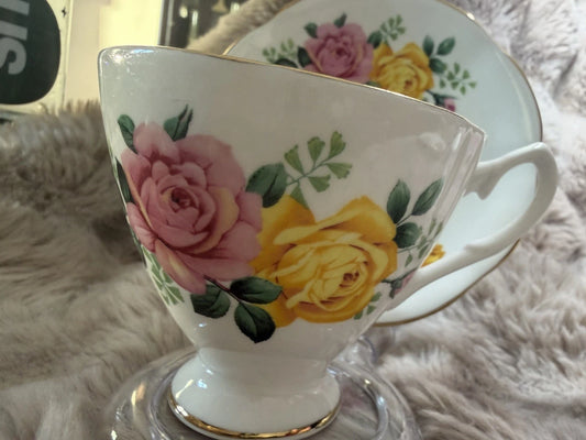 Made In England Tea Cup And Saucer