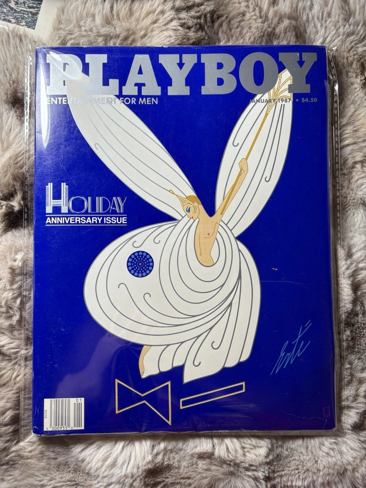 Playboy Magazine - January 1987 - Holiday Anniversary issue - Vargas
