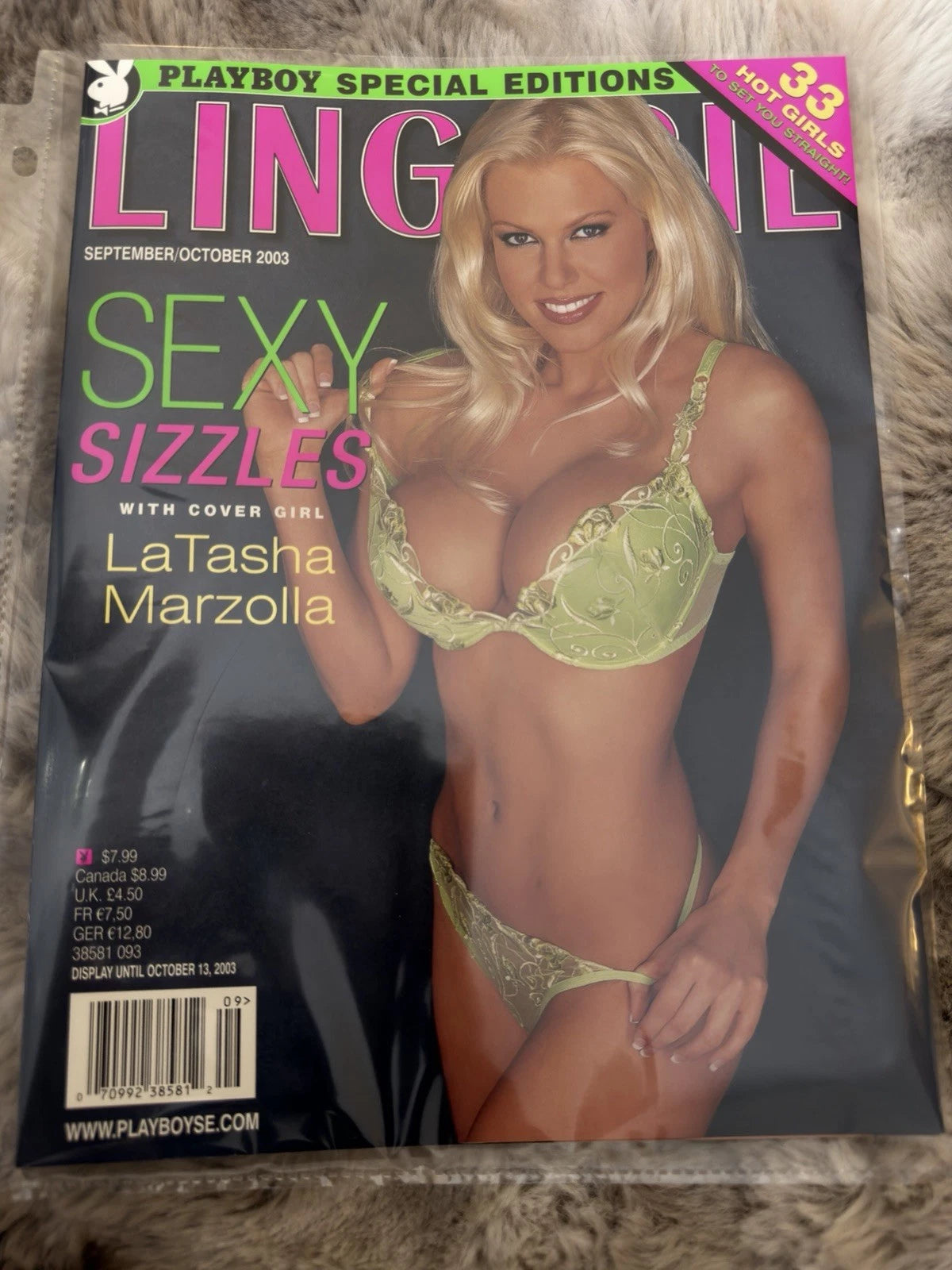 Magazine PLAYBOY'S BOOK OF LINGERIE Sexy Sizzles Sept 2003 LaTasha Marzolla