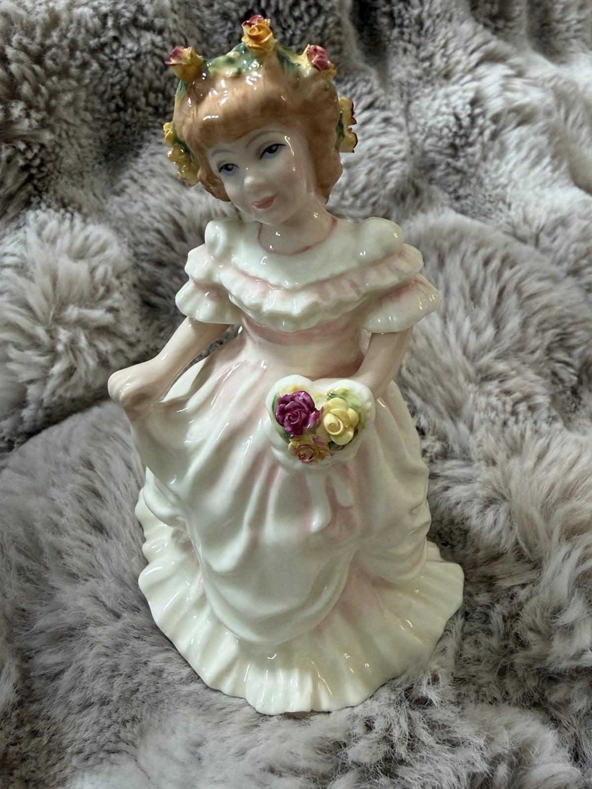 Rare Royal Doulton Flowergirl HN 3479 Exclusive to North America Figurine
