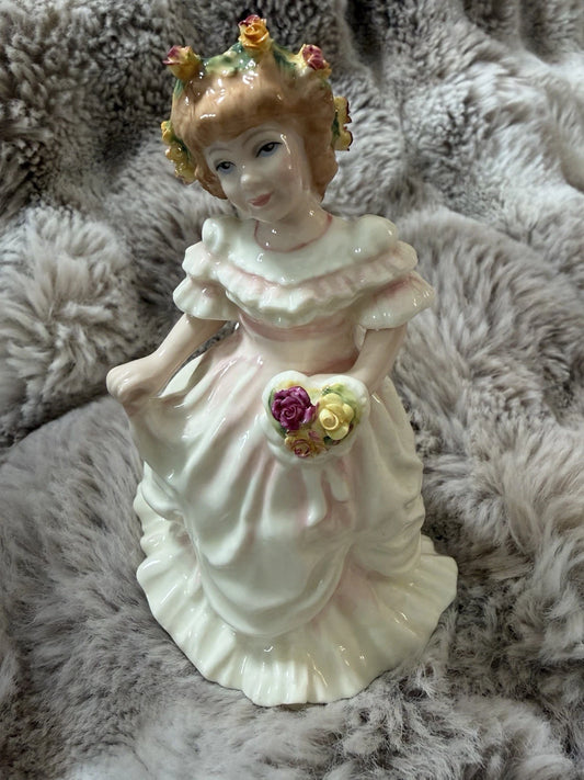 Rare Royal Doulton Flowergirl HN 3479 Exclusive to North America Figurine