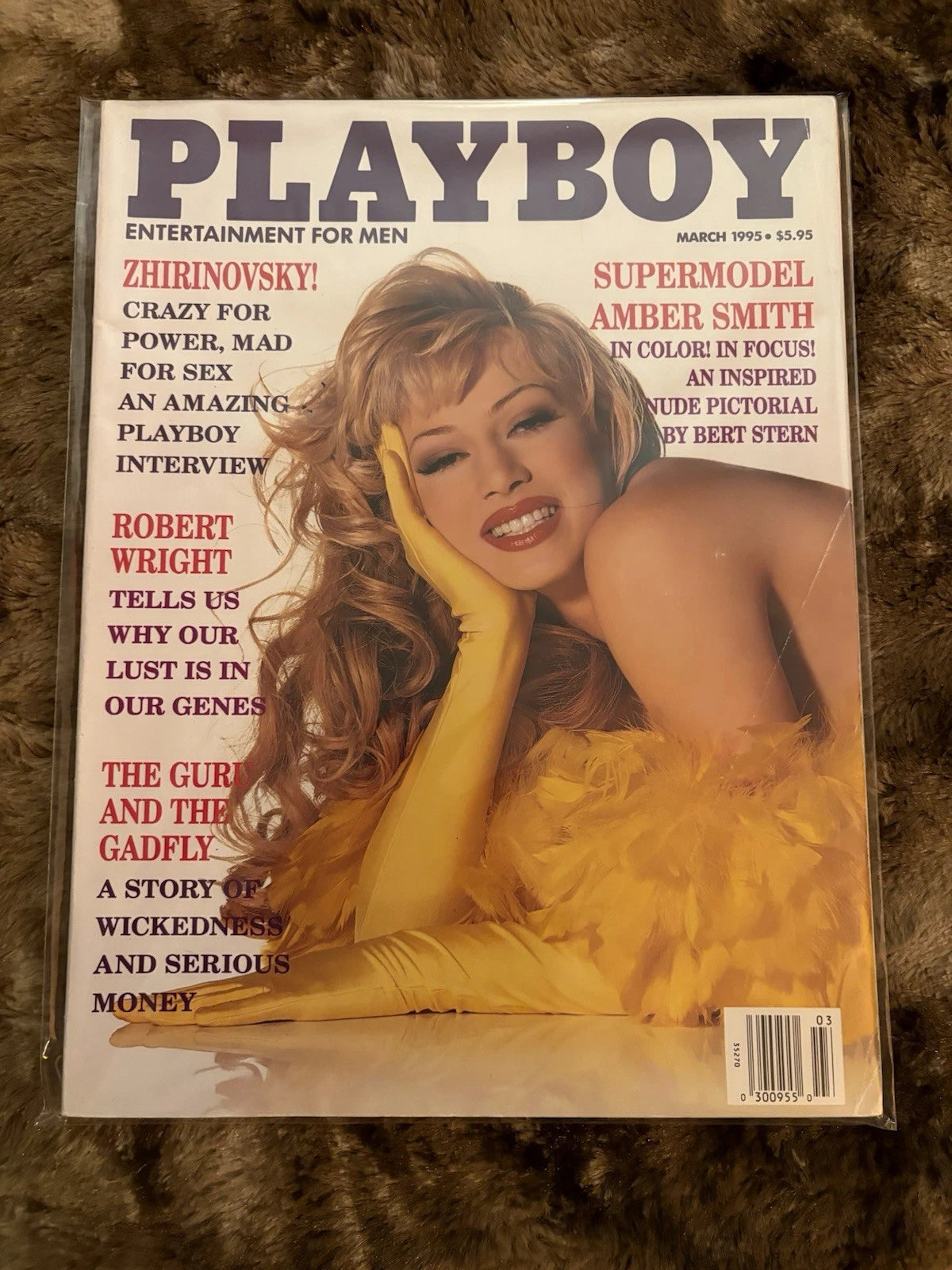 PLAYBOY MAGAZINE - MARCH 1995 - AMBER SMITH