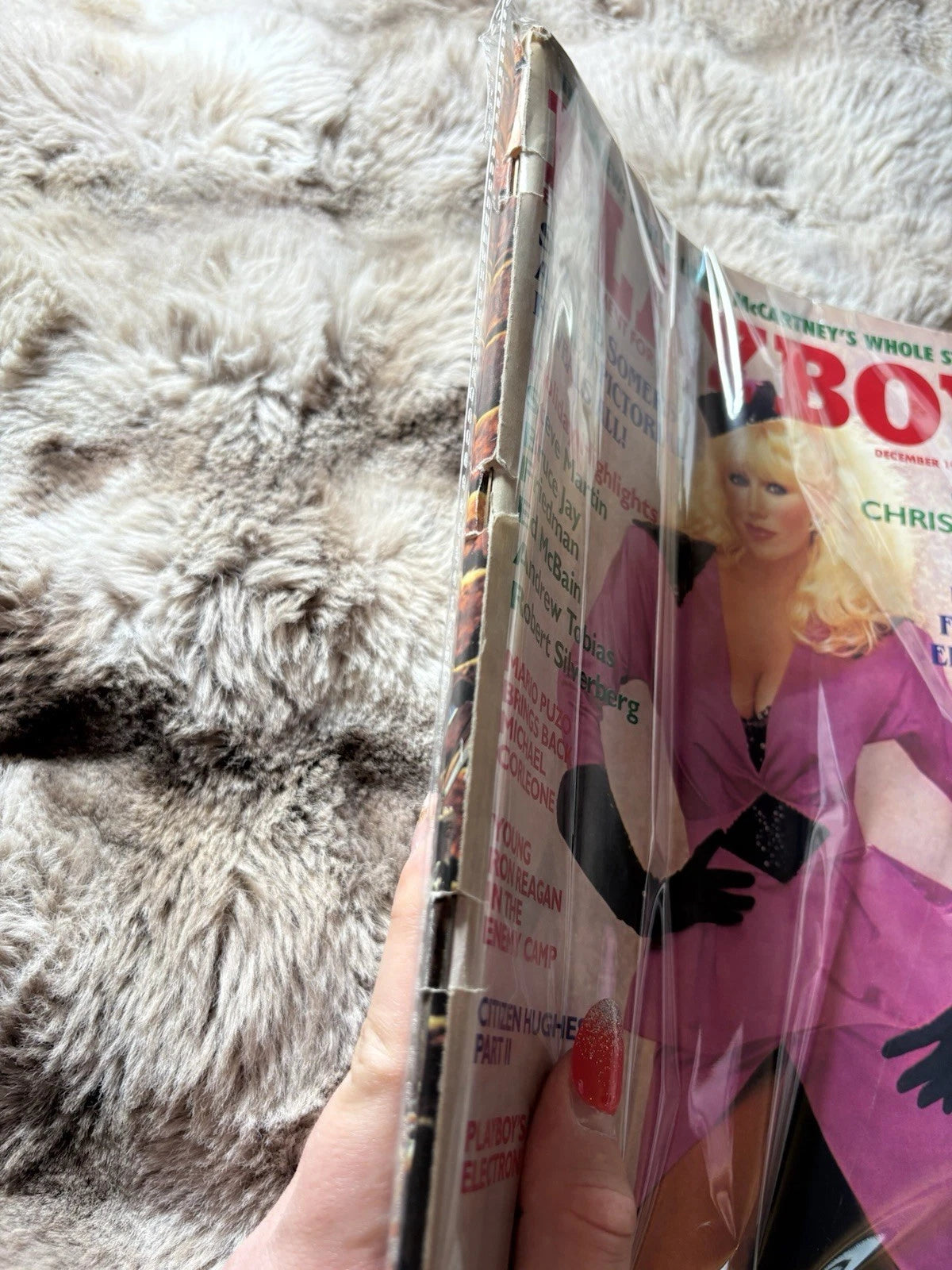 Playboy December 1984 Suzanne Somers Gala Christmas Issue