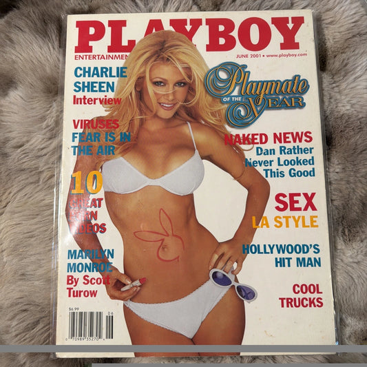 Playboy - June 2001 - Playmate of the Year , Charlie Sheen, Marilyn Monroe