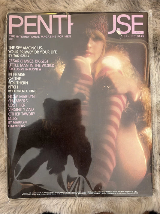 PENTHOUSE MAGAZINE JULY 1975 WITH CENTERFOLD