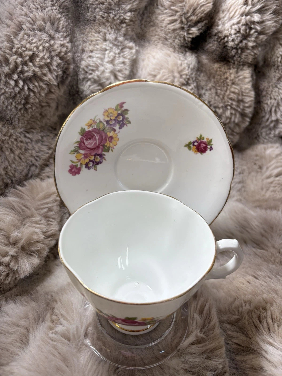 Royal Stuart Bone China Cup & Saucer - Chip In Saucer