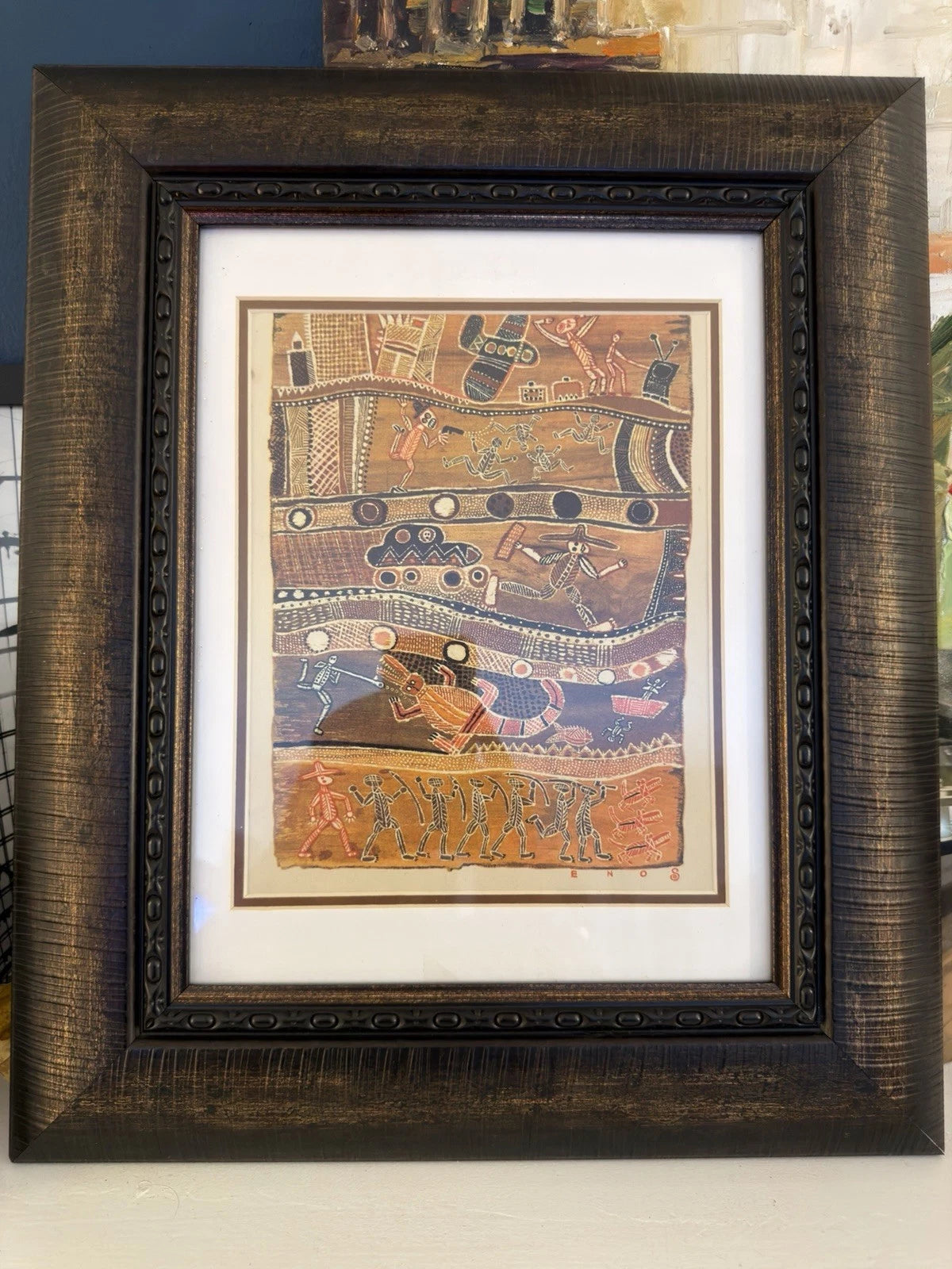 Randall Enos Framed Playboy Magazine Art Print Page, March 1973