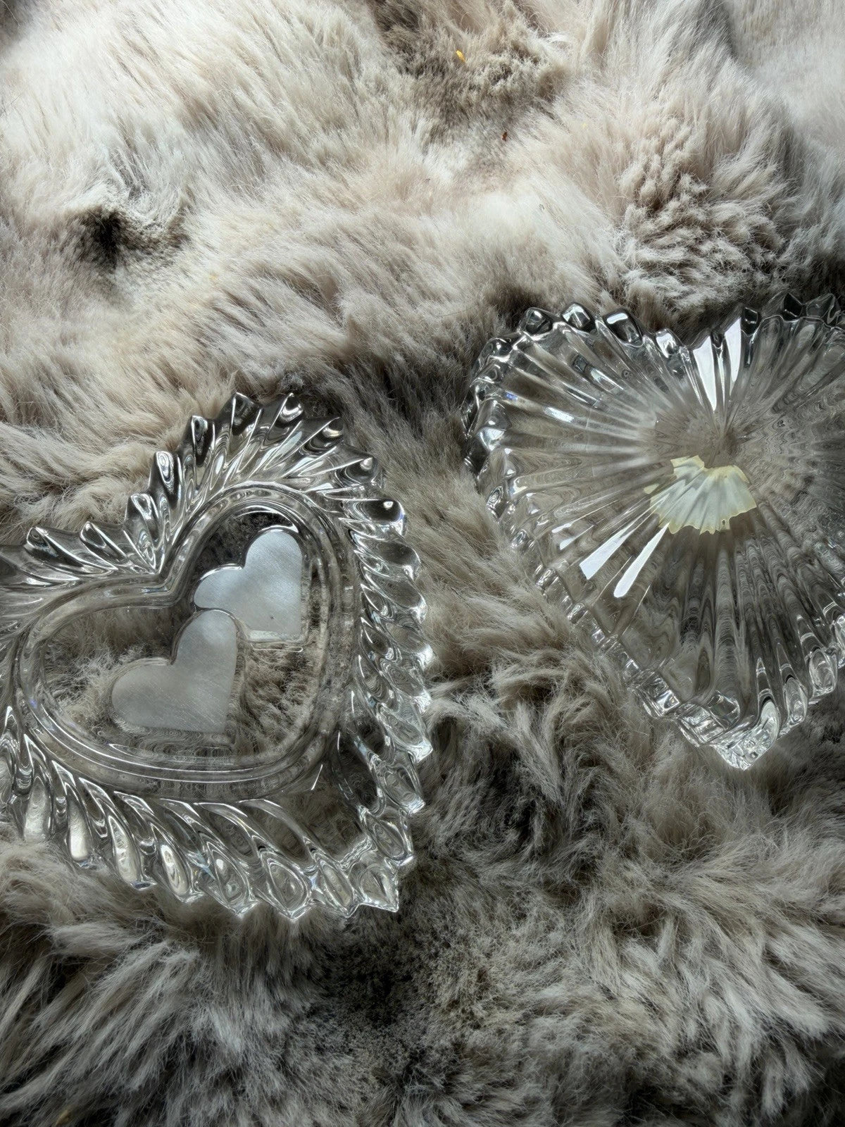 Crystal Heart Trinket Dish with Lid 💎