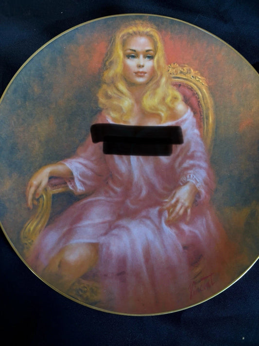Hackett American Collectors Plate “Heather” Vincent Limited Edition 414/7500