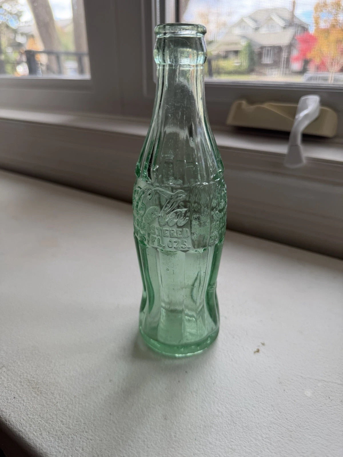 Vintage Coca-Cola Bottle – 6.5 oz – Detroit, Michigan – Green Glass