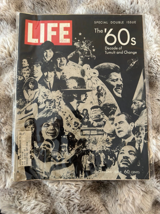 Life Magazine December 26, 1969 Special Double Issue The '60s Two In One