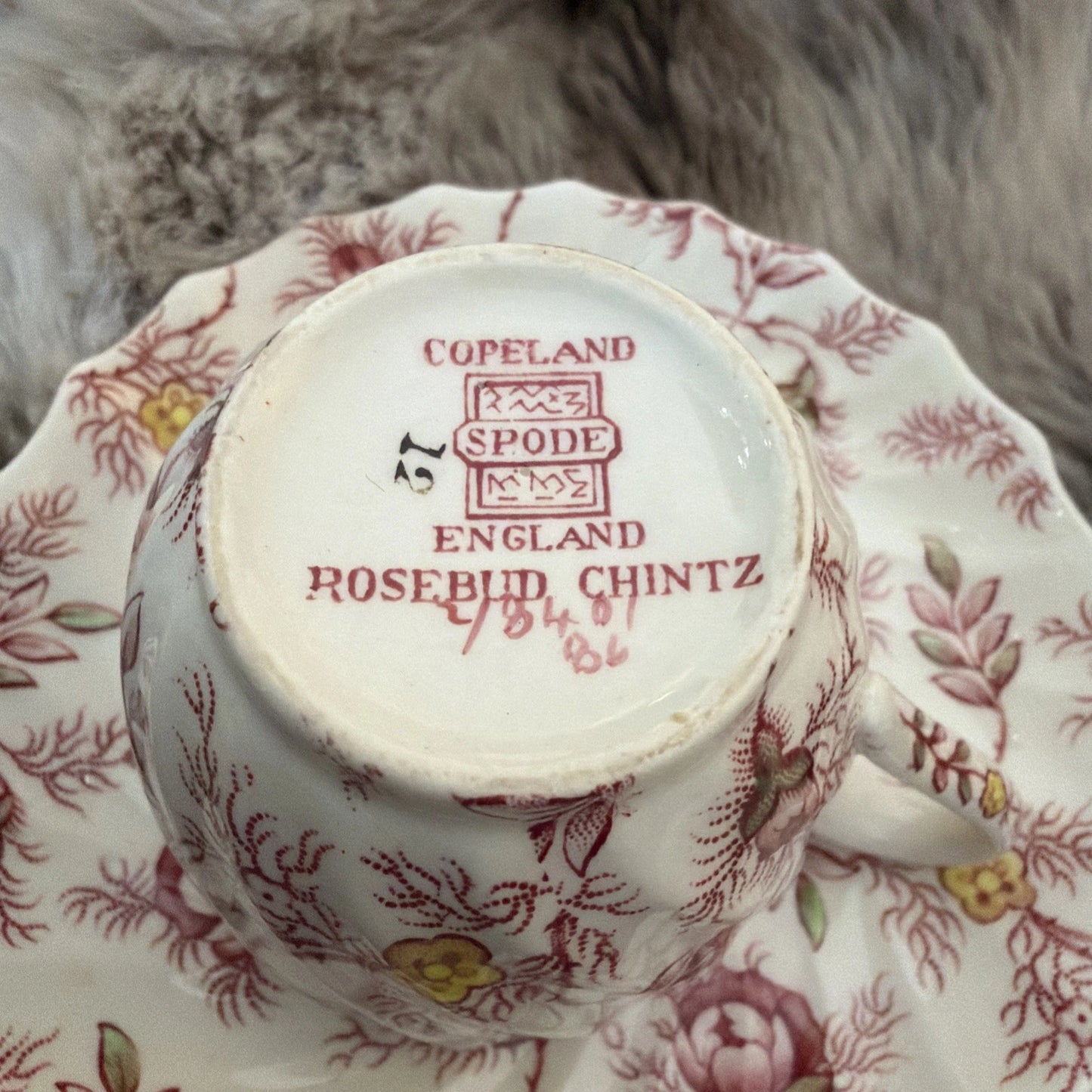 Copeland Spode “Rosebud Chintz” Demi Cup & Saucer Sets x2 - Pings
