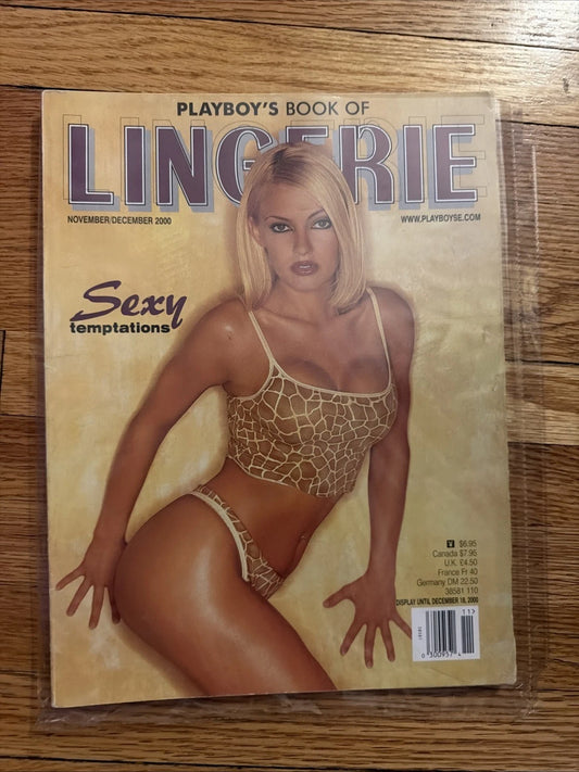 Playboy Book Of Lingerie November December 2000