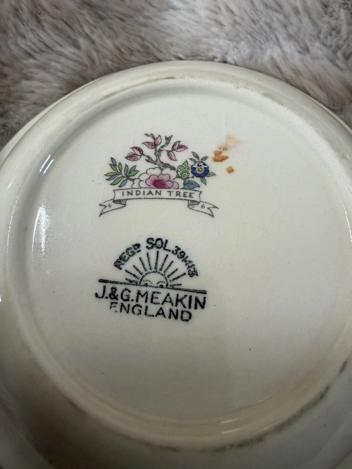 j g meakin england Bowls Indian Tree
