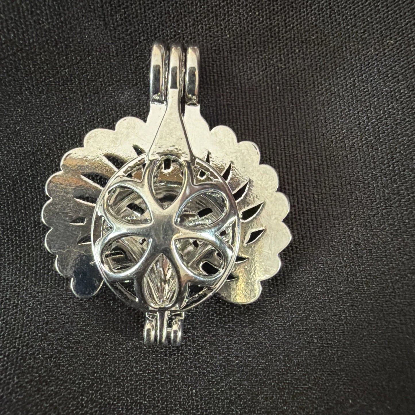 Peacock Necklace Charm – Bird Cage Pendant