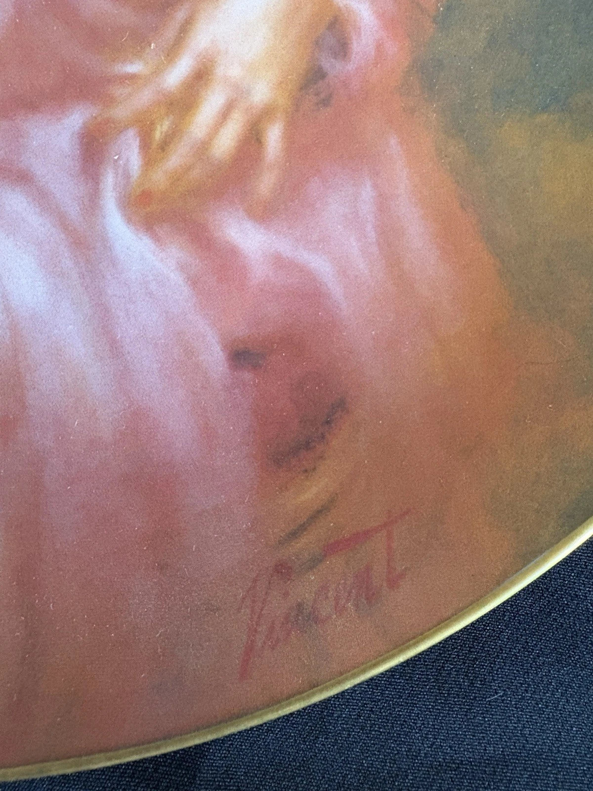 Hackett American Collectors Plate “Heather” Vincent Limited Edition 414/7500