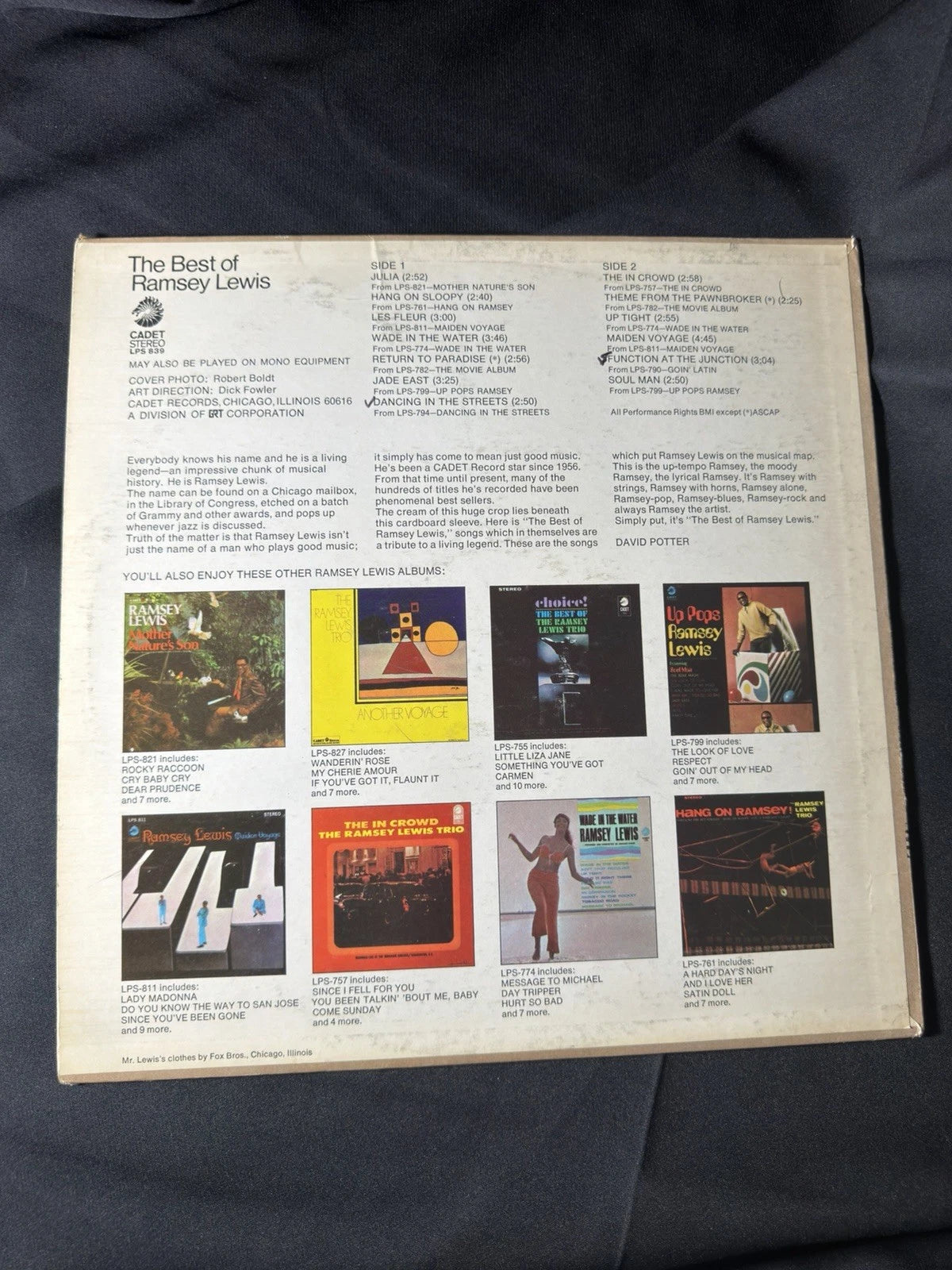 Vintage Jazz Vinyl Lot – Ramsey Lewis, Latin Jazz, Boots Randolph (3 LPs)