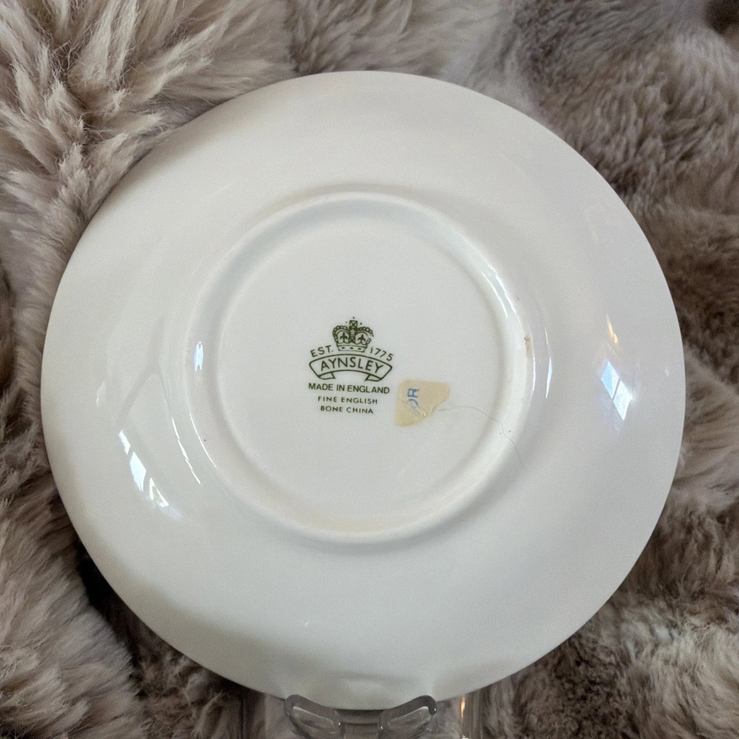 Aynsley tea cup and saucer - Pings With sticker
