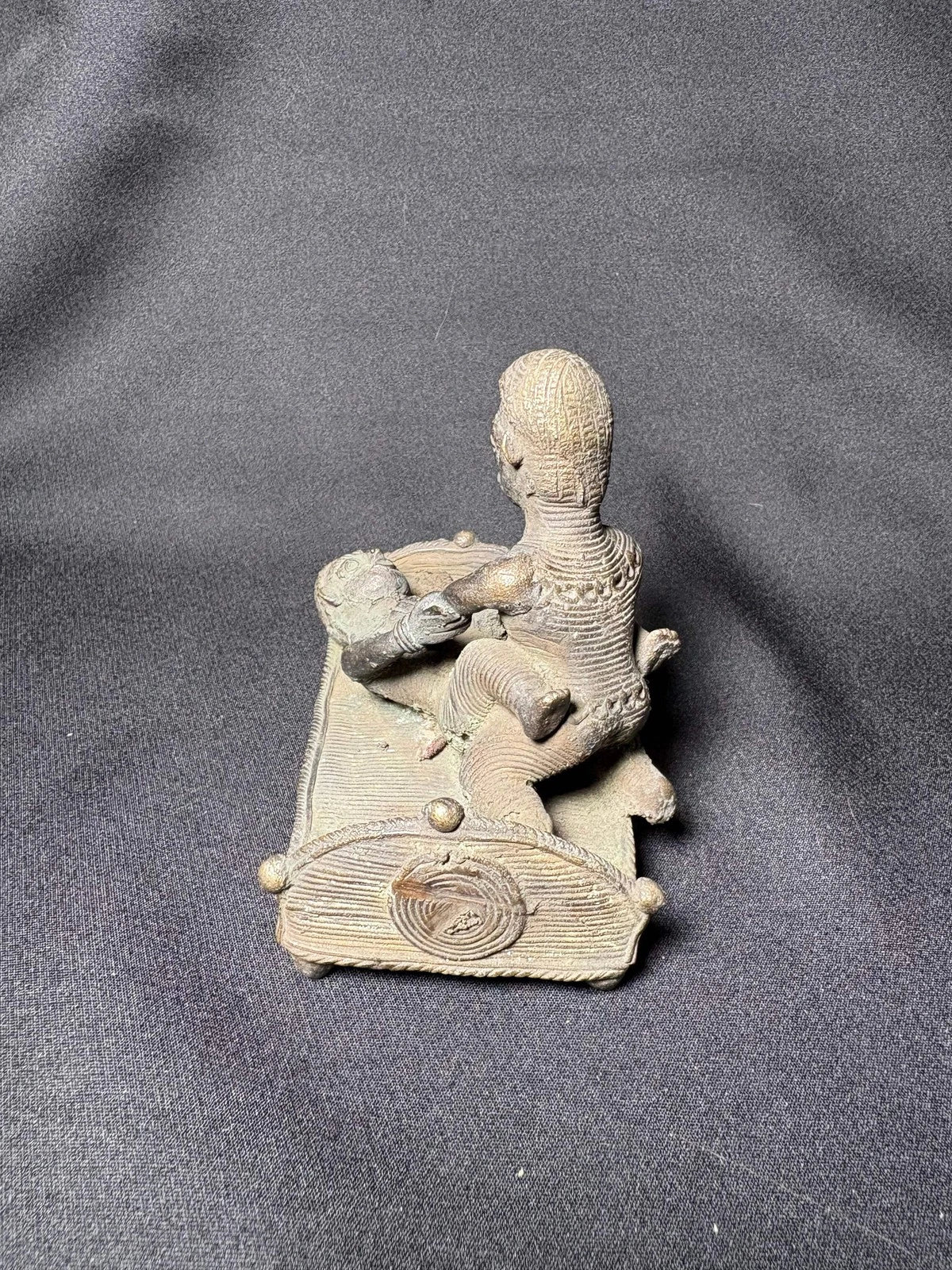 Handcrafted Dhokra Brass Tribal Sculpture - Traditional Indian Lost-Wax Art