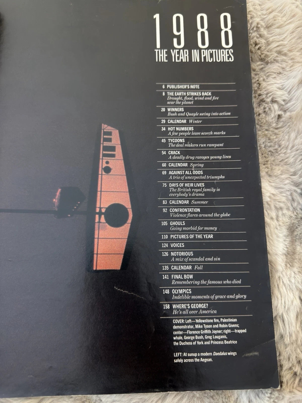 Life Magazine January 1989 Special Issue The Year in Pictures 1988