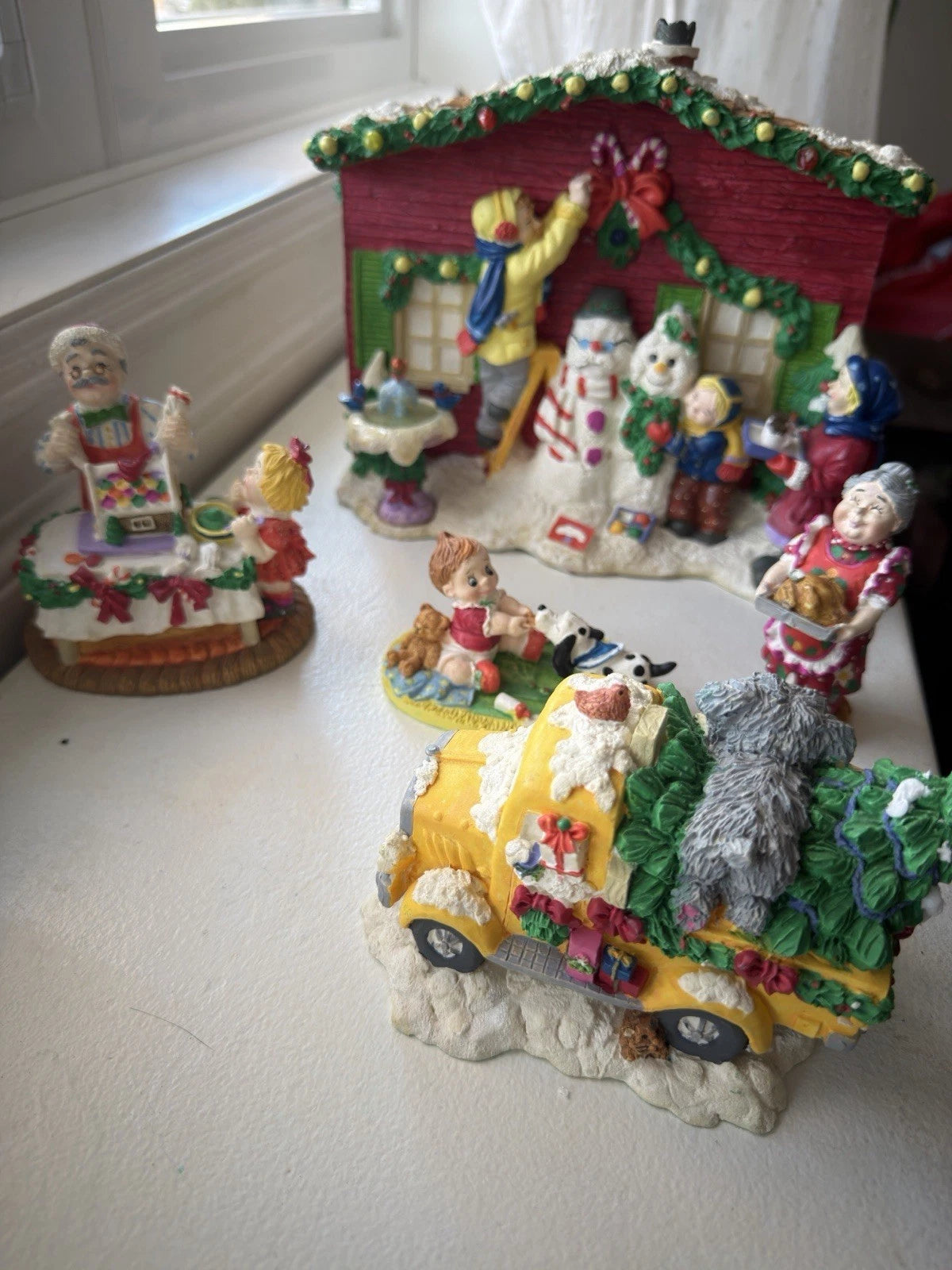 Noma two Sided Illuminated Christmas Scene