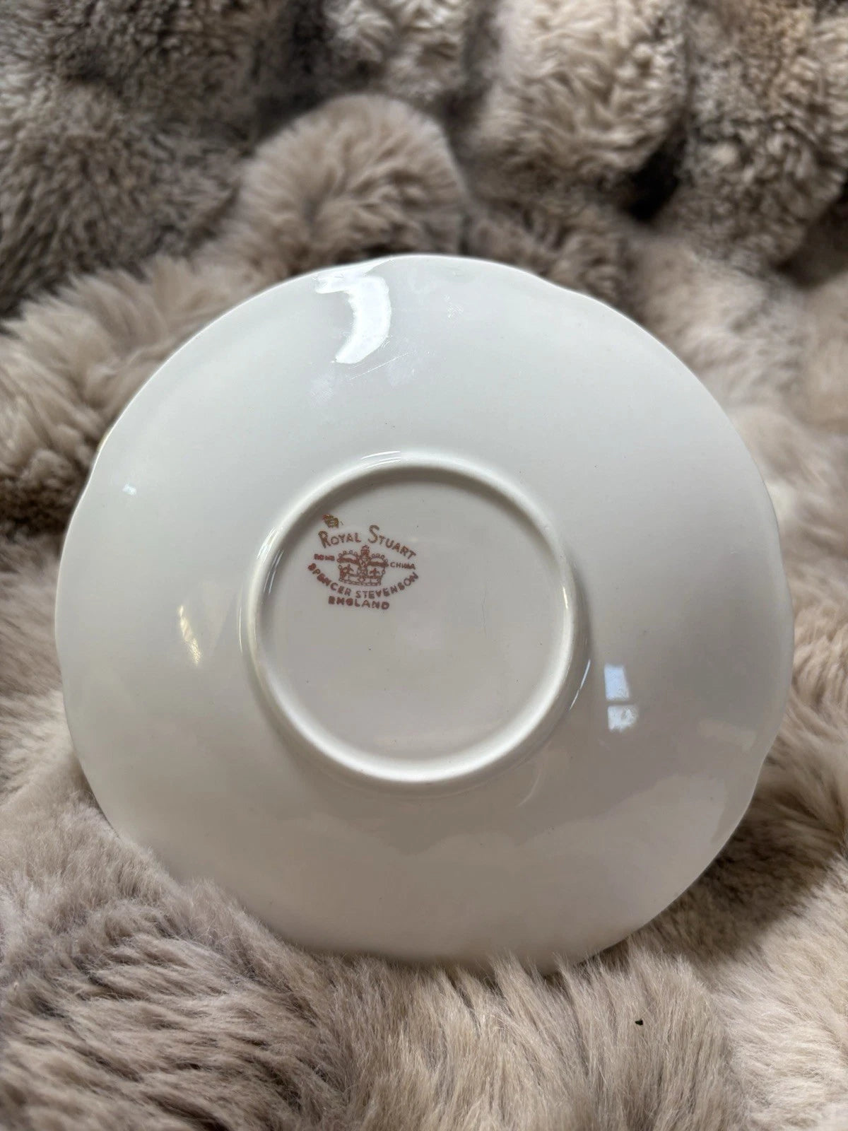 Royal Stuart Bone China Cup & Saucer - Chip In Saucer