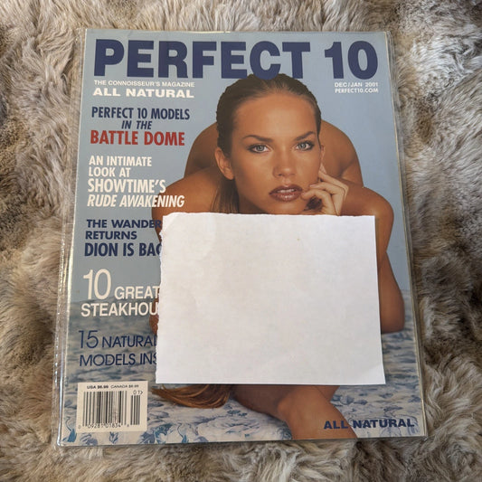 Perfect 10 Magazine Dec/Jan 2001 – All Natural – 15 Models – Collectible Glamour