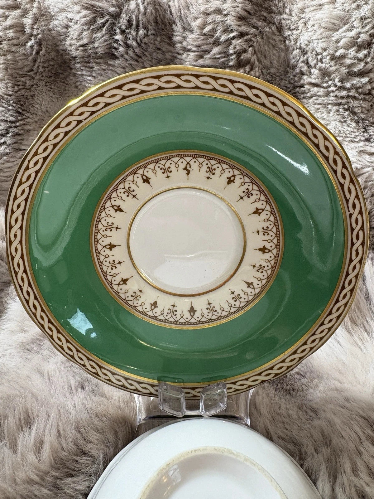 Aynsley Bone China Teacup & Saucer – Desborough Pattern – England – Pings
