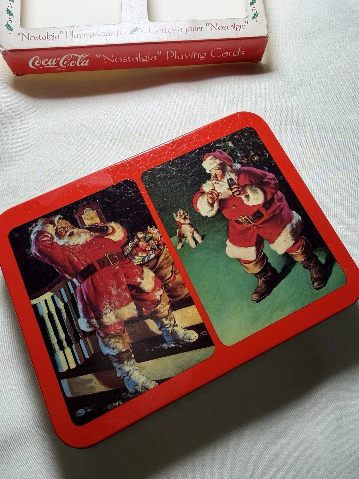 Vintage Coca Cola Playing Cards Nostalgia Limited Edition 1993 Pack Of 2 NOS