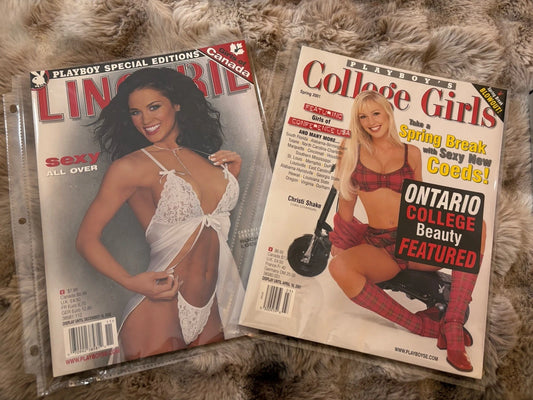 Playboy - College Girls Spring 2001 & Lingerie 2002 - Special Editions 🇨🇦