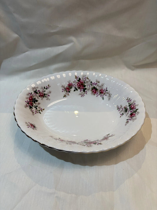 Royal Albert Lavender Rose Oval Serving Bowl Bone China England