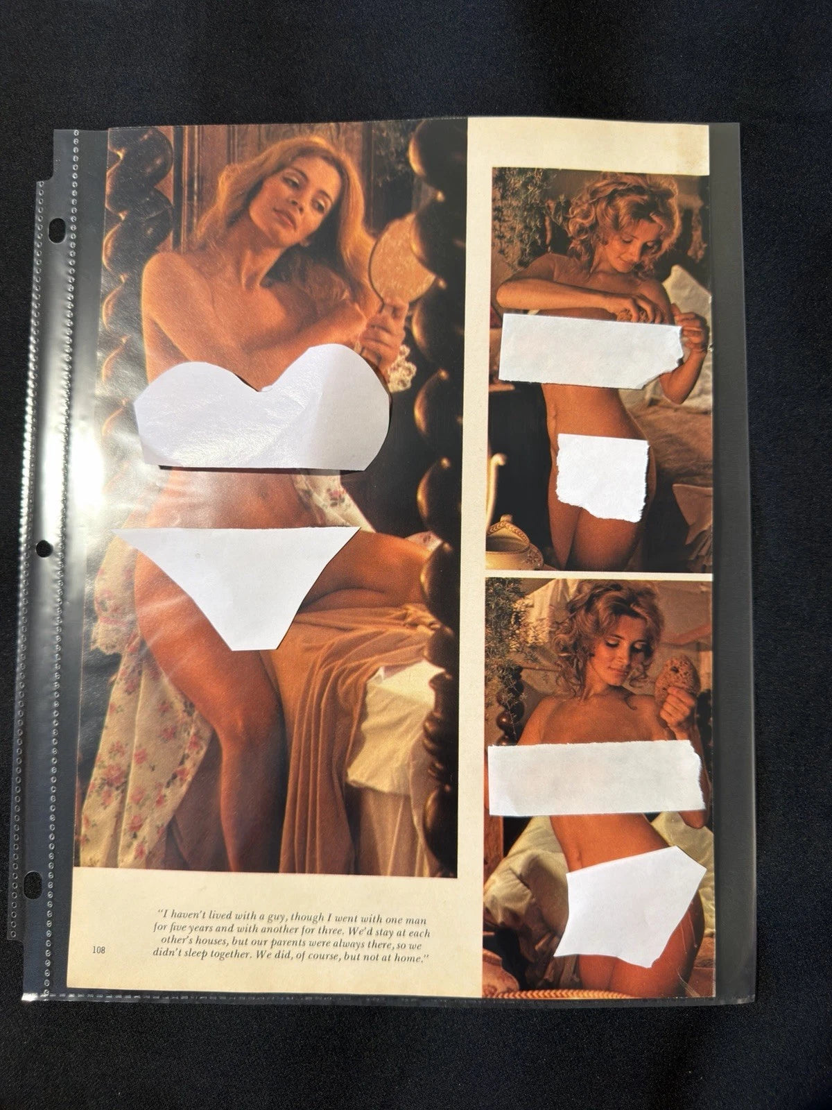Vintage Playboy Janet Lupo 4-Page Photo Spread 1970s – “Hooray for Hoboken!”