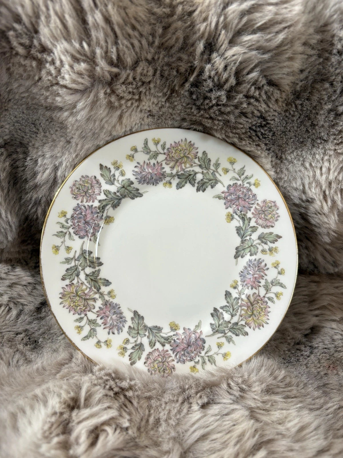 Paragon Chrysanthemum Dessert Plate – Fine Bone China – England - Pings