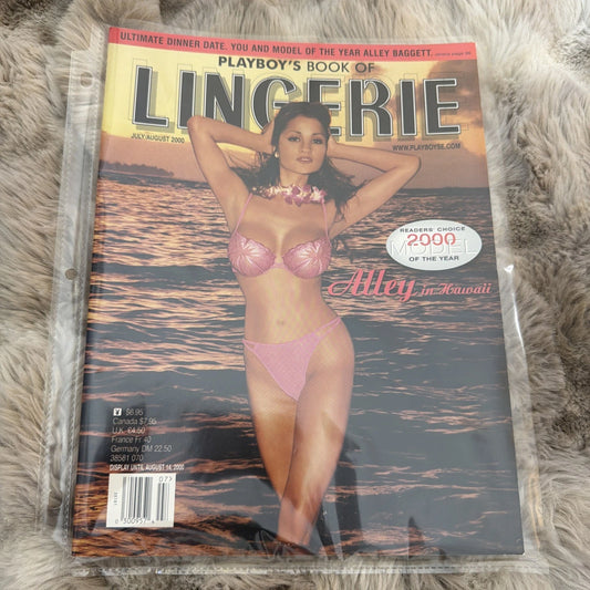 Playboy's Special Edition: Book Of Lingerie - July/August 2000. See pics, READ!