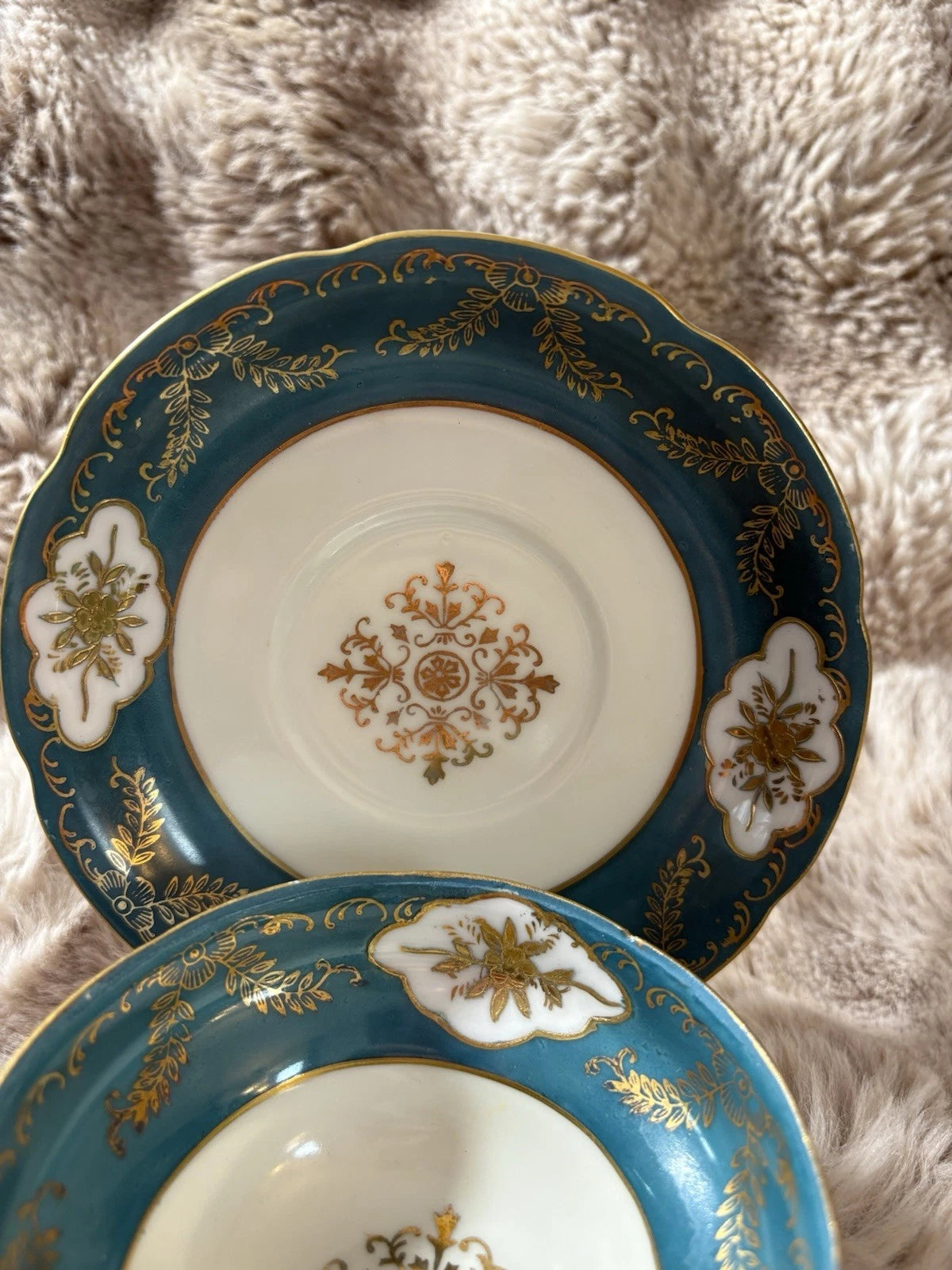 Shafford Japan Cup & Saucer – Vintage Porcelain – Gold Trim - Pings