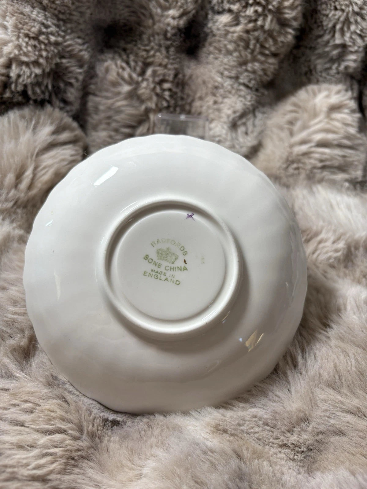Radfords Bone China Tea Cup & Saucer - Small Crack