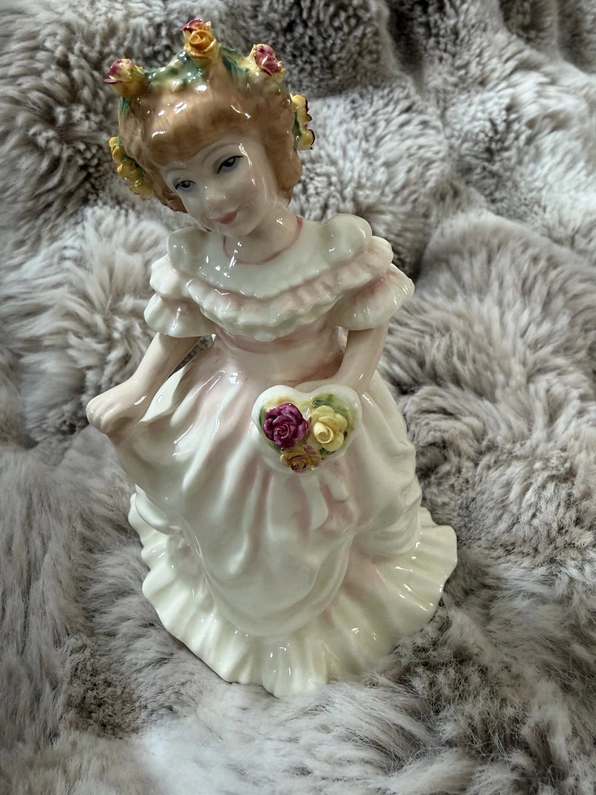 Rare Royal Doulton Flowergirl HN 3479 Exclusive to North America Figurine