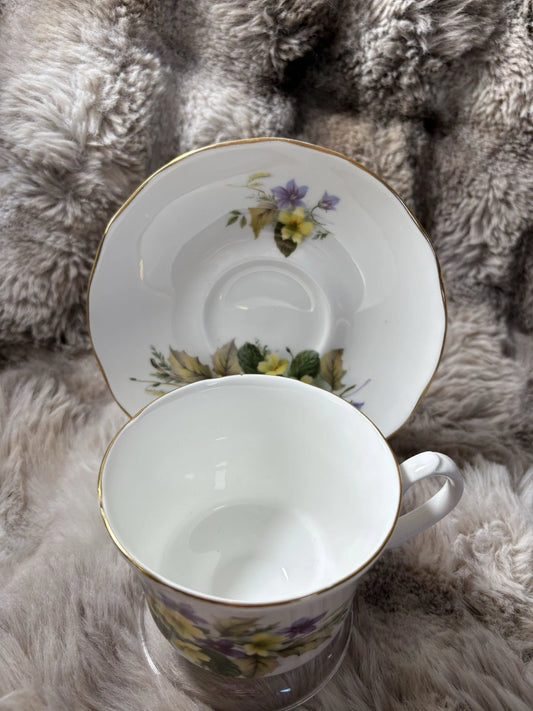Duchess Bone China Tea Cup & Saucer - Pings